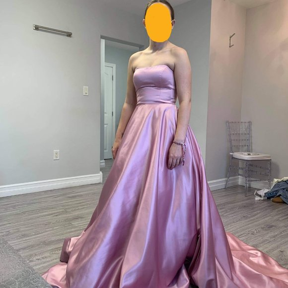 Pink Sherri Hill Prom Dress - Picture 3 of 4